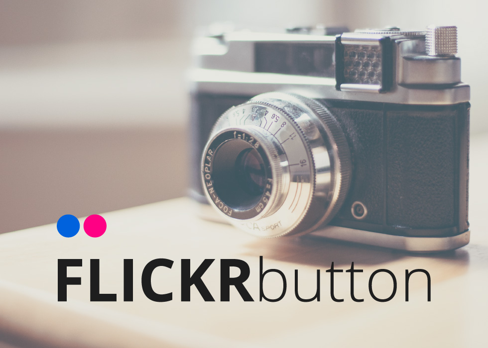 Flickr-Button Adobe Muse Widget