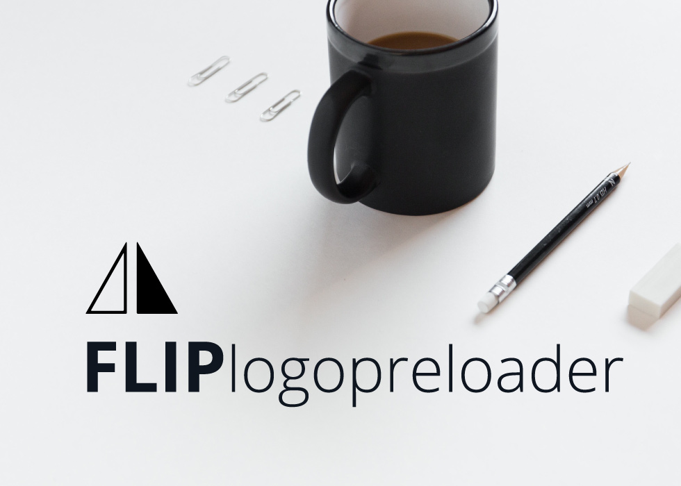 Flip-logo-preloader ADOBE MUSE WIDGET