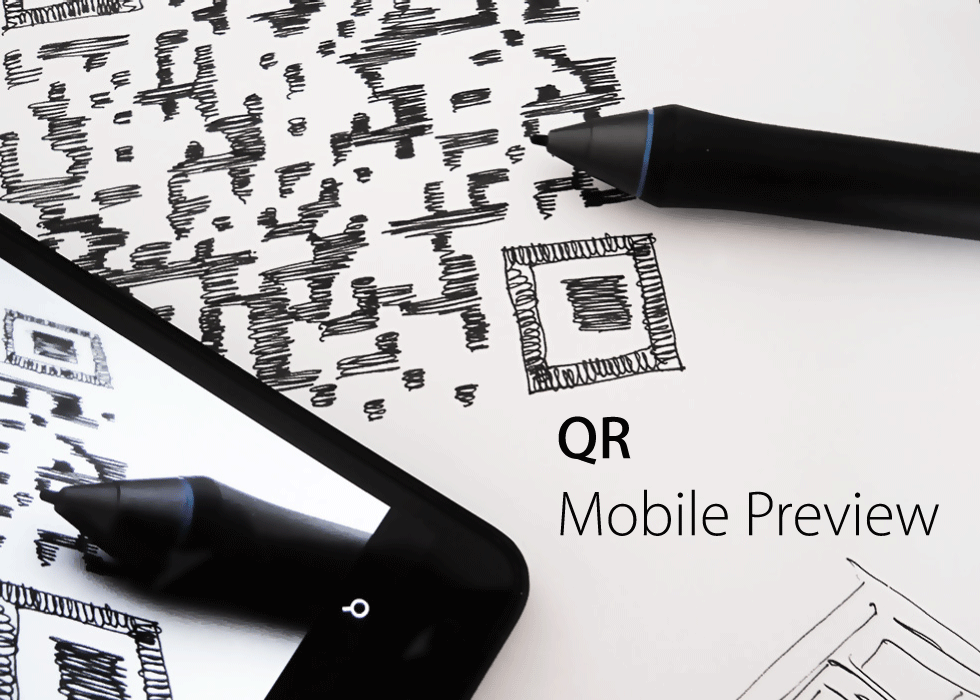 QR Mobile Preview Adobe muse Widget