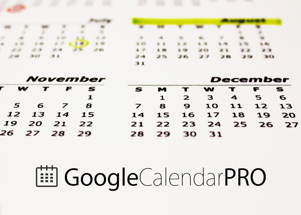 Google-Calendar-Pro